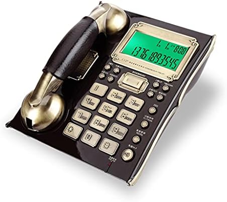 Geltdn cormed телефон со лична карта на повикувач, функција на будилник, доверливо бирање Европски антички гроздобер фиксни телефонски