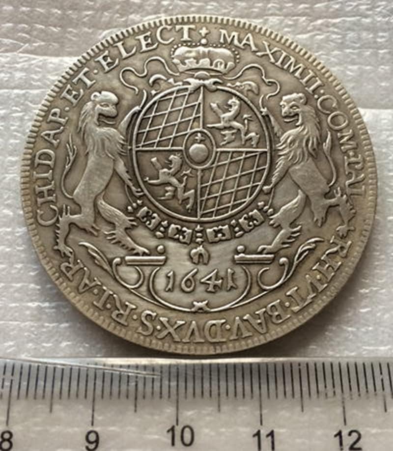 1641 германски Монети Бакарни Сребрени Антички Монети Монети Ракотворби Колекција дува
