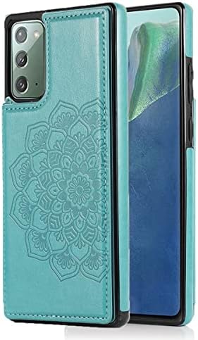 Nkecxkj Дизајн За Samsung Galaxy Забелешка 20 5g Паричник Телефон Случај Со Калено Стакло Заштитник На Екранот Кредитна Картичка Носителот