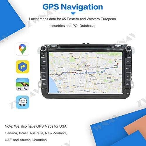ZWNAV 8 Инчен Wince 6.0 Системски Автомобил Стерео Радио Двд Плеер GPS Can-Автобус Mirrlink Bluetooth OBD2 Мулти Екран На Допир