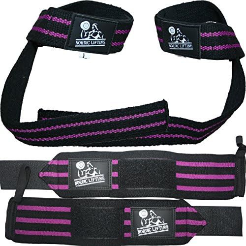 Обвивки за зглобови и Ремени За Подигнување Пакет - Виолетова Пакет Со Слем Топка 35лб