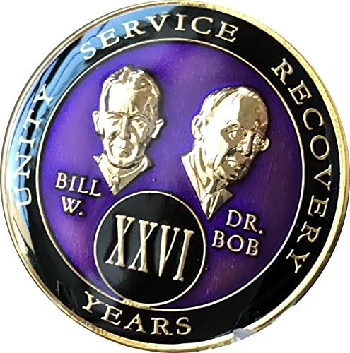 26 Година Med Медалјон Виолетова Три-Плоча Основачите Бил &засилувач; БОБ ЧИП XXVI