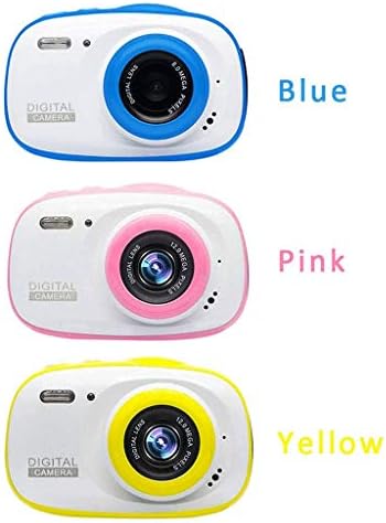 Lkyboa Child Водоотпорна камера -Кидс подароци за камера за годишни девојки, HD мини за полнење деца со шок -изолирана дигитална