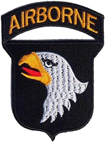 101 -та воздушна поделба како врескаат орел војска воени воени држави, јакна јакна униформа лепенка шива железо на извезена костим за знаци на знаци за собирање со Бо
