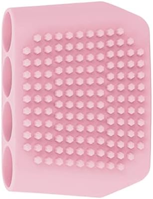 Четка за миленичиња бања разноврсна силиконска ексфолирачка четка за флексибилно отстранување на нечистотија за домашна употреба розова