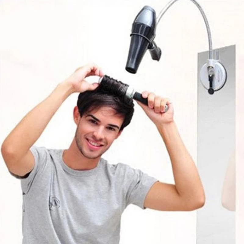 CFJZJ дифузер за коса 360 степени ротирачки раце бесплатни држачи за сушење на косата за вшмукување чаша за држачи за складирање