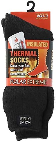 Изолирани термички чорапи на поларни екстремни мажи со обвивка од руно