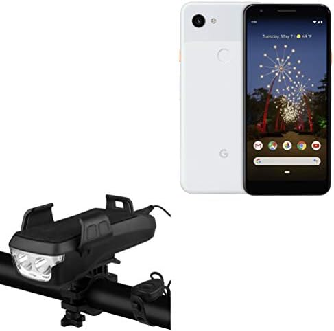 Застанете и монтирајте за Google Pixel XL - Solar Relecuva Mount Mount, монтирање на велосипед со банка за соларна енергија,