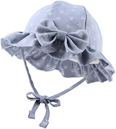 Лак бебе девојки лето капа цвет дете девојки сонцето капа од памук за дишење за новороденчиња