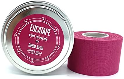 Eucatape Eucalyptus Infused Dancing Tape - лечи и штити од плускавци, сува кожа во балетска салса хип хоп сала современа латинска