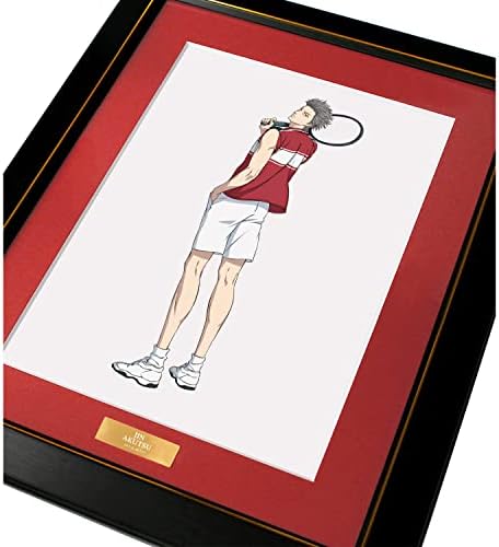Принцот од новиот тенис привлече илустрација Jinин Акутсу, борба против Вер. График на лик на знаци