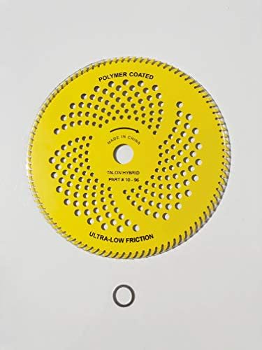1 сечило 10 -96t-Renegade Blade® Yellow Talon / Hybrid-Дрвени екстремитети и специјалност за тврда четка-секачи за секач за четка за четка за четки, носач на облик, 254мм диа.