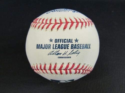 Нејт МекЛут го автограмираше официјалниот бејзбол на мајорската лига - автограмирани бејзбол