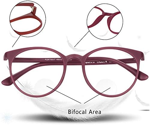 Бифокални Очила за Читање LifeArt, Преодни Фотохромни Темно Сиви Очила За Сонце, Двојна употреба За Надворешна Ув Заштита, Компјутерски
