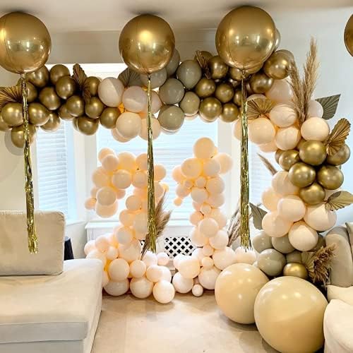 Honinda Blush Balloons Latex Party Balloons 10inch + 5inch 70pcs хелиум балони голи балони најголемиот дел за бебешки туш роденденски свадбен