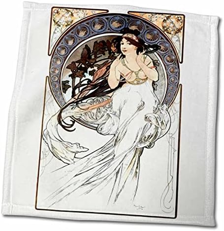 3drose слика на познатата дама на мучии во бели уметнички дела - крпи