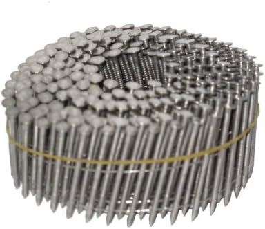 NailPro 2-1/4 инчи од 0,093 - прстен за нокти на прстен - калем од жица од 15 степени - не'рѓосувачки челик - 900 компјутер. Пакет со магацини