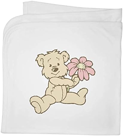 Azeeda 'Теди со цвет' памучно бебе ќебе/шал