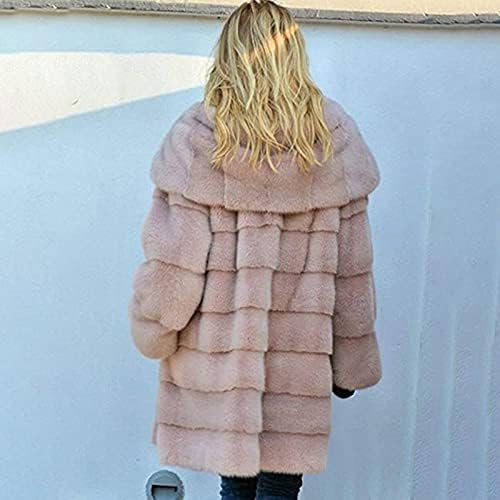 Foviguo топли зимски палта за жени, Денот на вineубените, линија пуфер јакна жени модерна аспиратор за патување со долг ракав