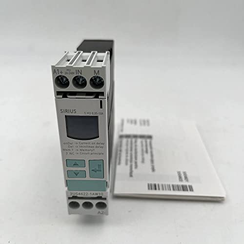 3UG4622-1AW30 за мониторинг на струја на релето за дигитален мониторинг 22,5 мм од 0,05-10 A AC/DC 0Vershoot и UnderShoot