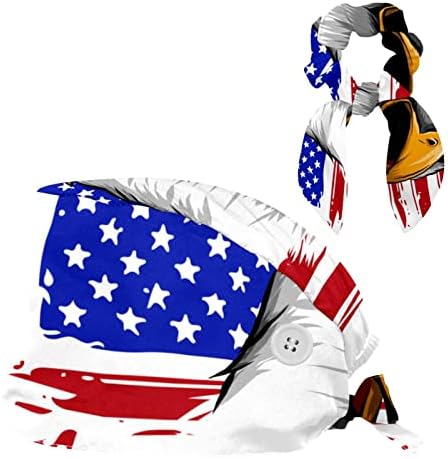 Капчиња за прилагодување на американските знамиња со знаме, работното капаче со лак за коса