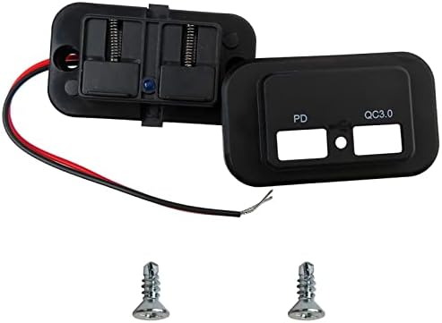 Супериорен PD Type C USB порт автомобил Брз полнач за полнач на електрична енергија за напојување на панел за водоотпорен водоотпорен