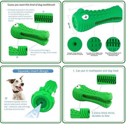 Пискливи неуништливи играчки за џвакање за агресивни кученца за џвакање, долготрајни отпорни интерактивни кучиња играчки, средни