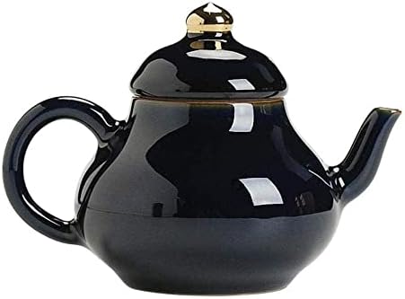 Hatfun kettle чајник чајник керамички чајник сина чај чај постави керамички едноставен страничен филтер чајник