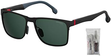 Карера CA8026/S Правоаголни Очила за Сонце за Мажи + ПАКЕТ Со Дизајнер iWear Комплет За Бесплатна Нега На Очила