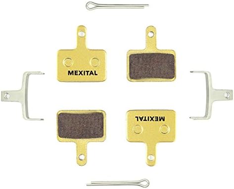 MEXITAL 2 Pairs Sintered Disc Brake Pads fit for Shimano M315 M355 M365 M375 M395 M396 M415 M416 M445 M446 M447 M465 M475 M485