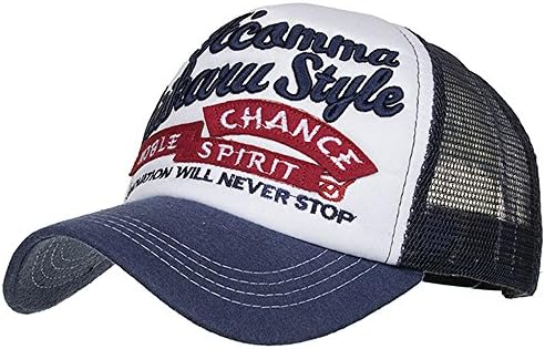Модни жени мажи прилагодливи апликации за везење фитнес бејзбол капа капа за буква мрежа капаче сенка на отворено капи за жени