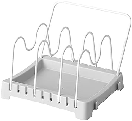 Мултифункционална решетка за складирање на кујната Ulaine, решетката за складирање на капакот, решетката за сечење, решетката за тенџере, саксија