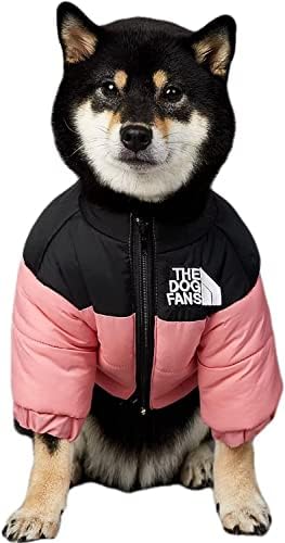 Куче зимски палто Стилски кучиња водоотпорни кучиња за мали средни кучиња, мачки -мачки кучиња палто за ветерници за ветерници