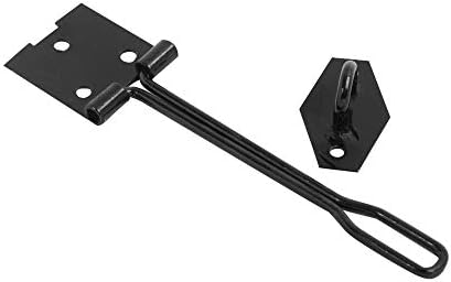 100 x црн челик HASP и тип на главна жица за брави со подлога 125мм