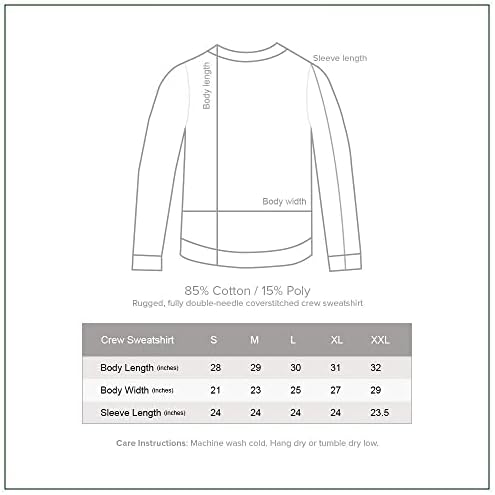 Sweatshirt Sweatshirt, Unisex, класично лого, премиум сива мешавина од памук во тешка категорија