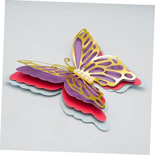 Hanabass 2 парчиња со голем слој Домашни украси бисери во училница wallидни декори бебе за големи - d faux со расадник свадбени крилја
