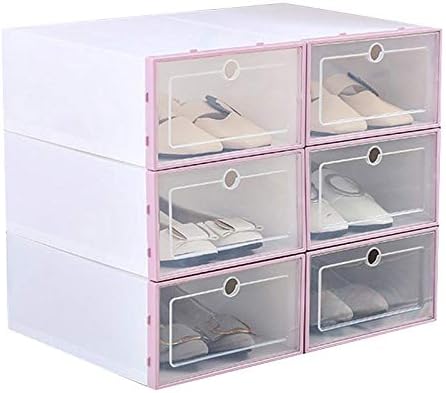 Anncus 1/3pcs 33x24x13cm Транспарентна пластична кутија за чевли за чевли за складирање чевли за складирање на чевли Артефакт за складирање
