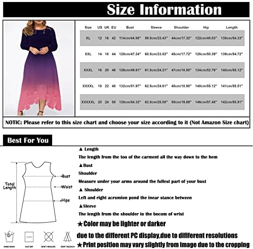 Нокмопо џемпер фустани за жени 2022 модни женски чипка за шиење на рафла со долги ракави без ракав фустан без ракав
