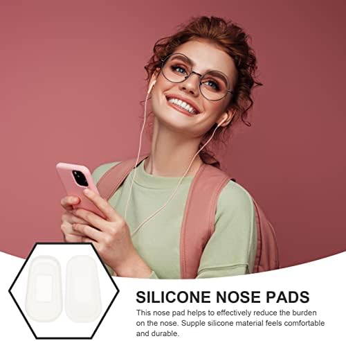 Заздравените Влошки За Нос Покриваат 12 Пара Меки Силиконски Очила За Носот Анти-Лизгачки Очила За Носот Капаци За Очила За Очи Влошки За Нос