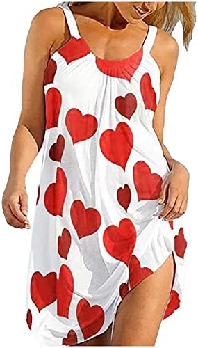 Козирли летни фустани за жени мода без ракави без лажици куќа секси ноќници елегантна шема печатени меки спиење