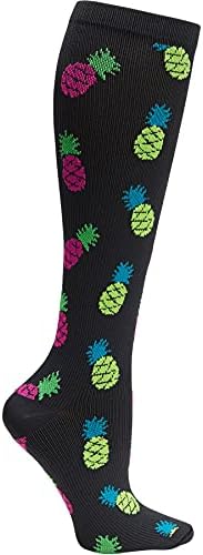 Cherokee PrintSupport Women 12 mmhg чорапи за поддршка, една големина, ананас експрес