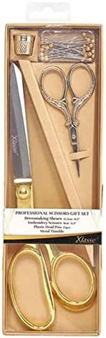 Ножици за професионални сетови на такони, злато/челик