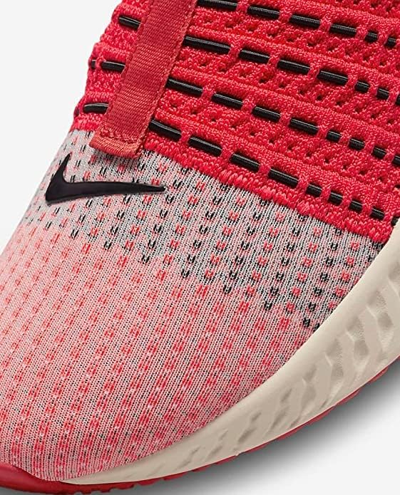 Nike React Phantom Run Flyknit 2 Машки чевли за трчање со големина од 9,0 до 11,0, сирена црвена/бисер бела/црвена глина/црна