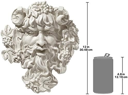 Дизајн Тоскано Бахус, Божја на вино Гринман wallидна скулптура: Среден, антички камен