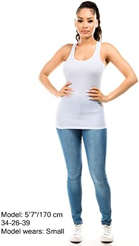 Шеќер во неделата женски памук Основен ребрестиот ребрест резервоар за ребрестиот ребрест, врвен тенок јога атлетска активна облека