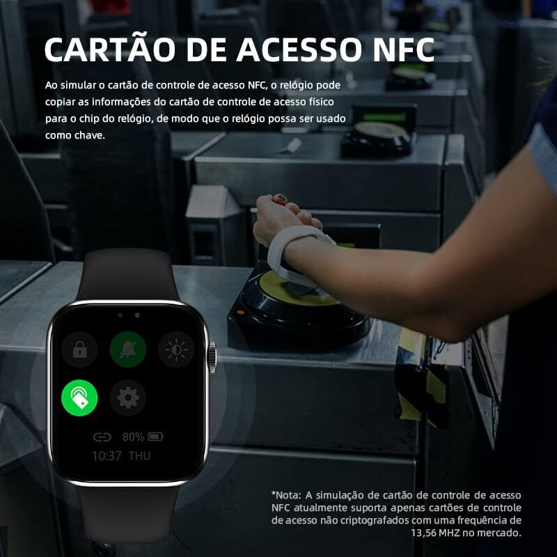 2022 Нов HW67 Pro Max Smart Watch 1,9 инчен серија 7 NFC Гласовен асистент Плаќање Bluetooth-Call SmartWatch Men PK IWO HW37 HW22