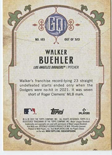Вокер Буелер 2022 Топс Цигански кралица 183 MLB Dodgers