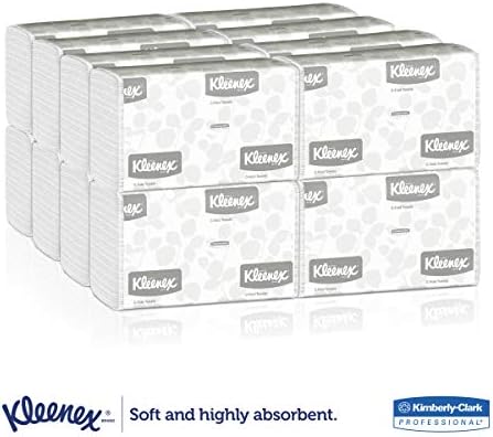 Kleenex 01500 C-Fold Paper Paper, 10 1/8 x 13 3/20, бело, 150 по пакување