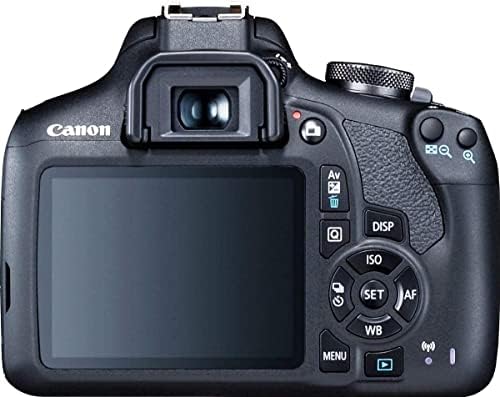 Канон EOS 2000D DSLR камера со EF-S 18-55mm f/3.5-5,6 DC III леќи 3 комплет комплет комплетен пакет на фотографии + 64 GB картичка