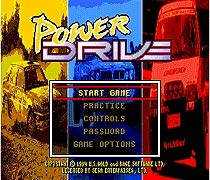 Power Drive 16 битни картички за игри MD за Sega Mega Drive за Genesis